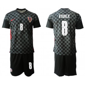 Maillot de Foot Croatie Mateo Kovacic 8 Enfant Extérieur UEFA Euro 2020